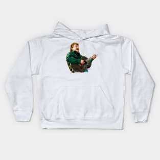 Joe Diffie - An illustration by Paul Cemmick Kids Hoodie